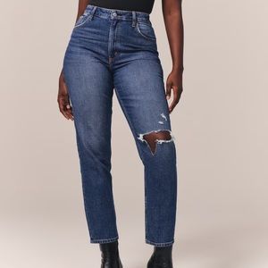 Abercrombie & Fitch Curve Love High Rise Mom Jean